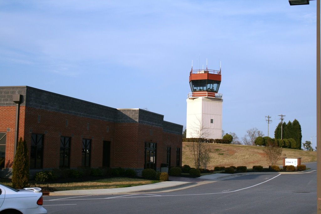 A view of the control tower and FBO