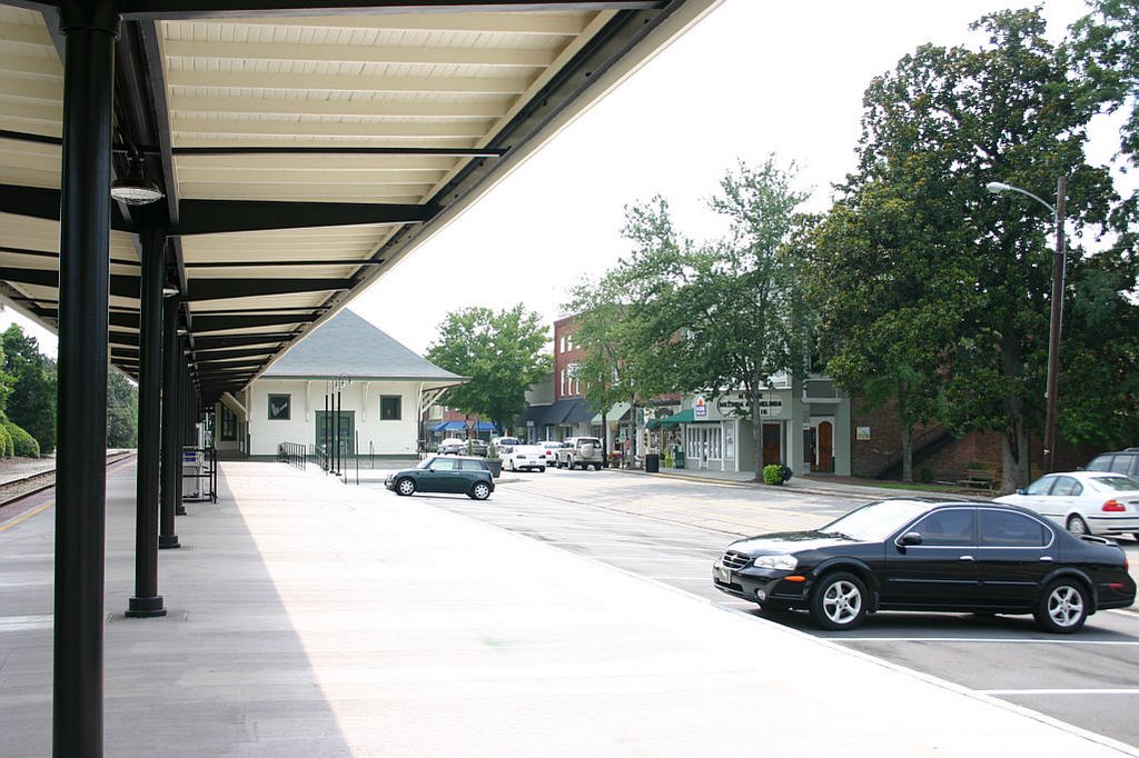Southern Pines depot from north end