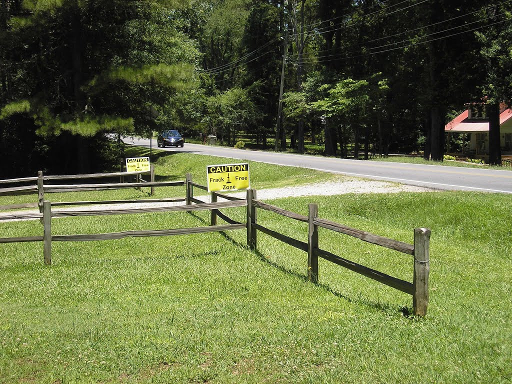 Frack Free Zone in Cumnock, NC---st