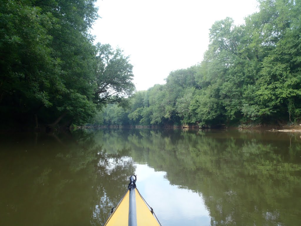 Deep river landscape.