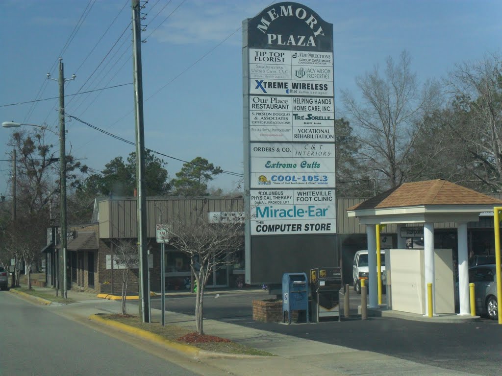 Memory plaza on Washington St