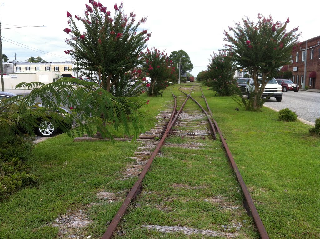 Carolina Southern Railroad Whiteville Depot August 2013