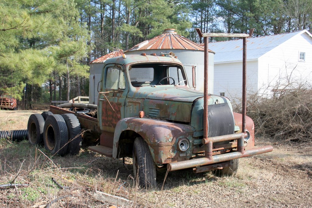 An old International Harvester truck