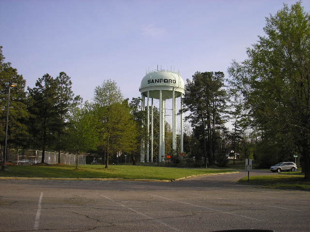 Sanford Water tower---st