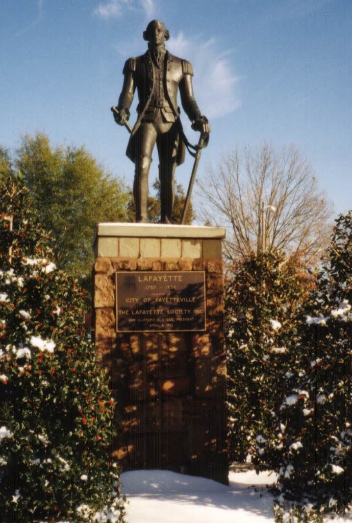 Lafayette in the snow