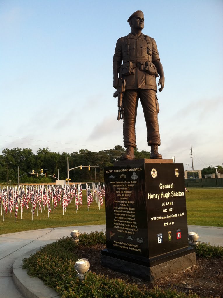 Gen Shelton Statue @ASOM