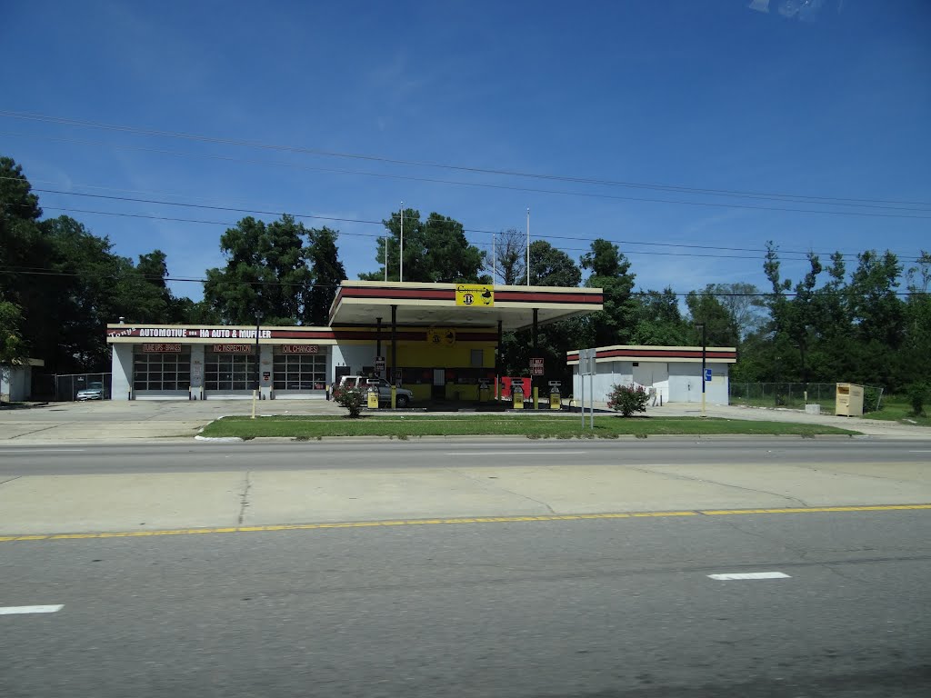 Taken from the road: gas station