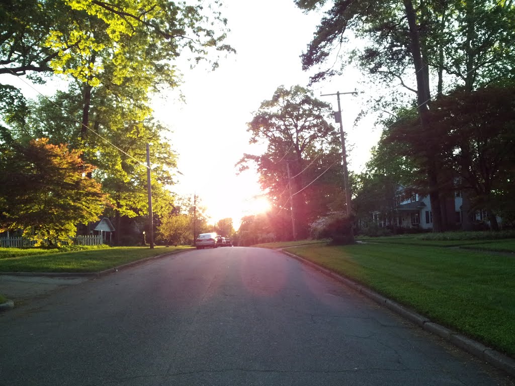Sunset on Colonial