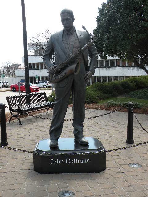Statue of John Coltrane, Jazz artist