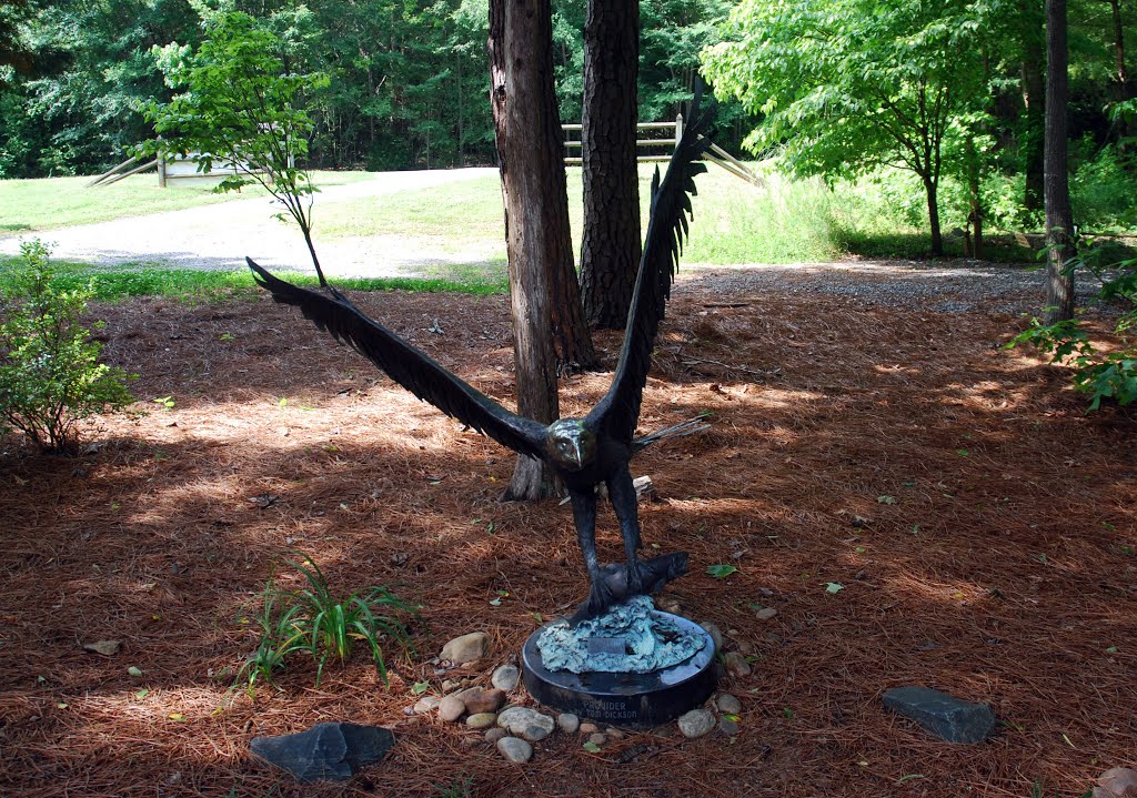 Raptor Statue