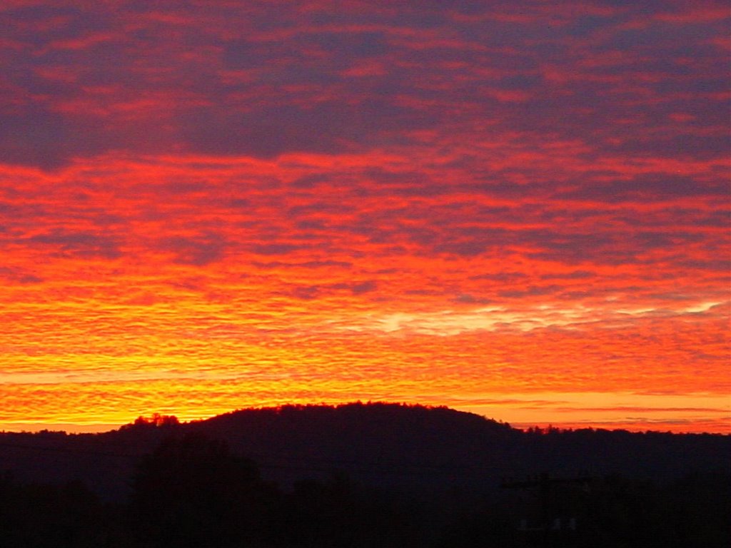Sunset over Hendersonville