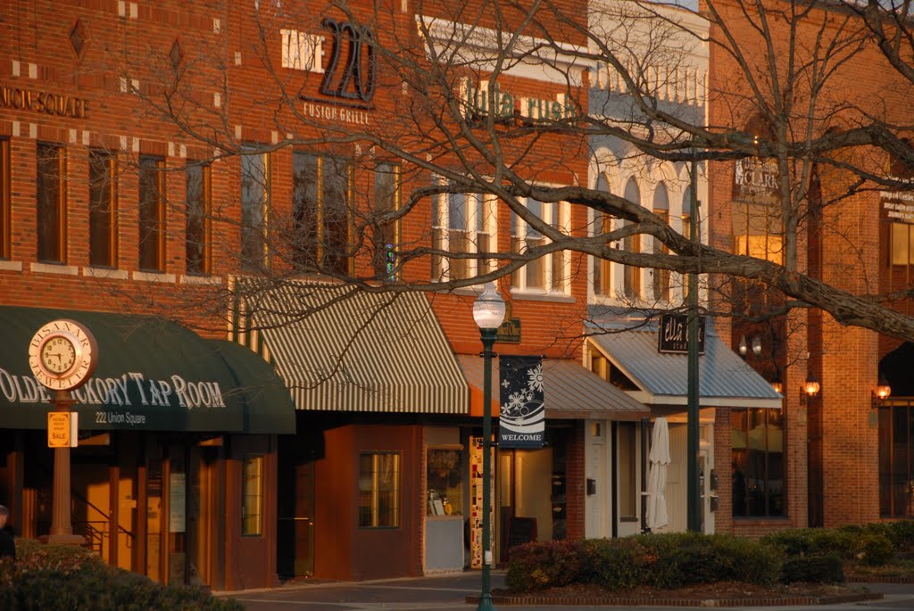 At the Market Square, Hickory, North Carolina