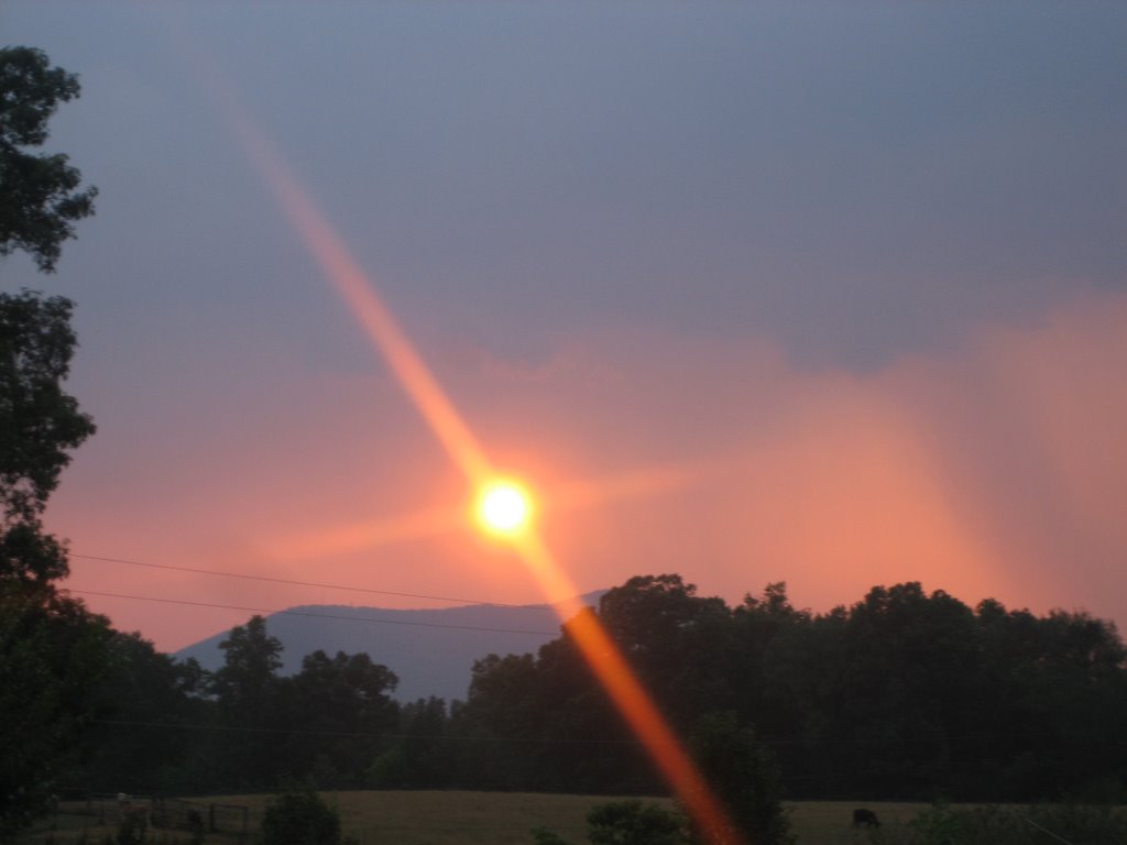 Mountain View sunset