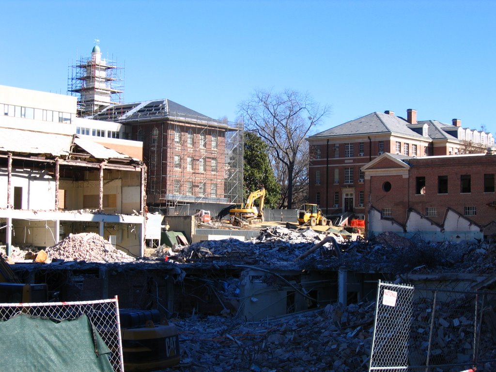 The end of Venable Hall