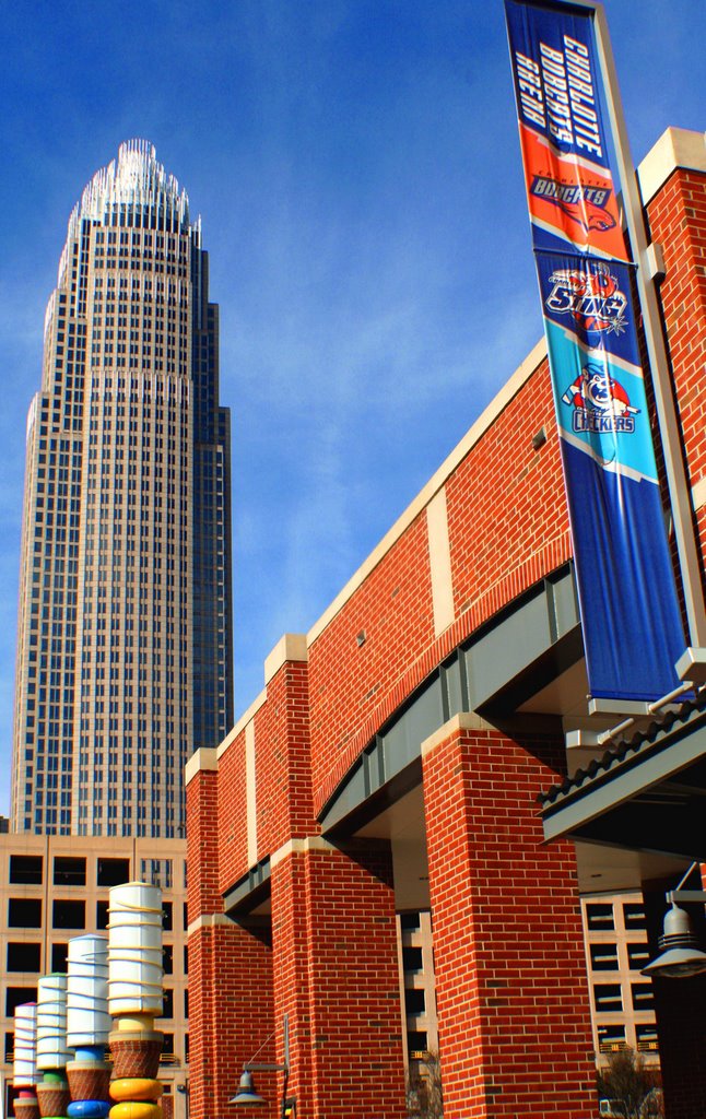 Bank of America Tower & Bobcats Arena