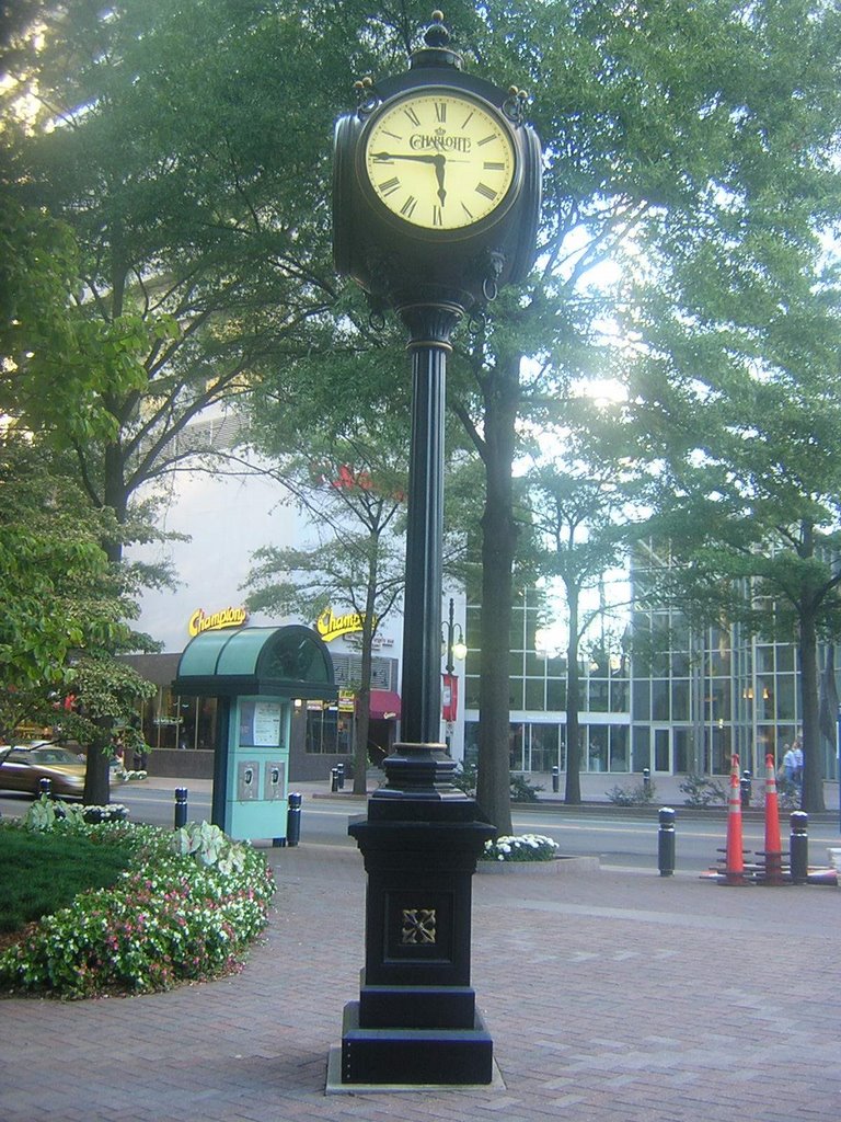 Rousso Clock, Trade Street At Tryon Street, Center City Charlotte