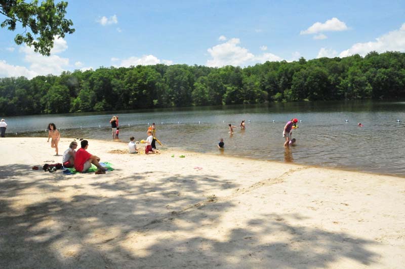 Sand Beach at Biltmore Lake