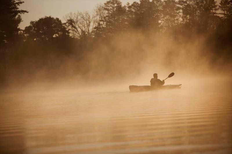 Kayaking on the Lake