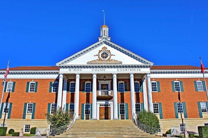 McMinn County Courthouse - Built 1964 - Athens, Tennessee