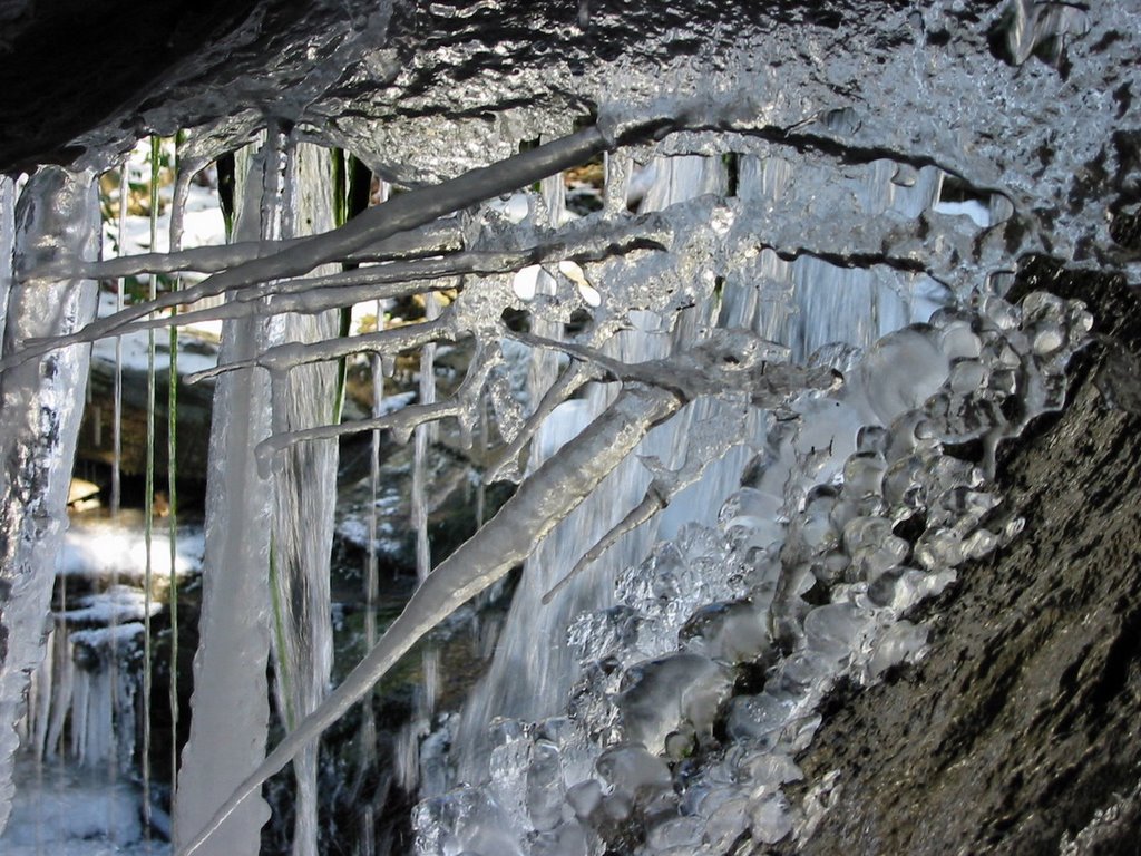 Icy Daggers - small waterfall in Cookeville, TN