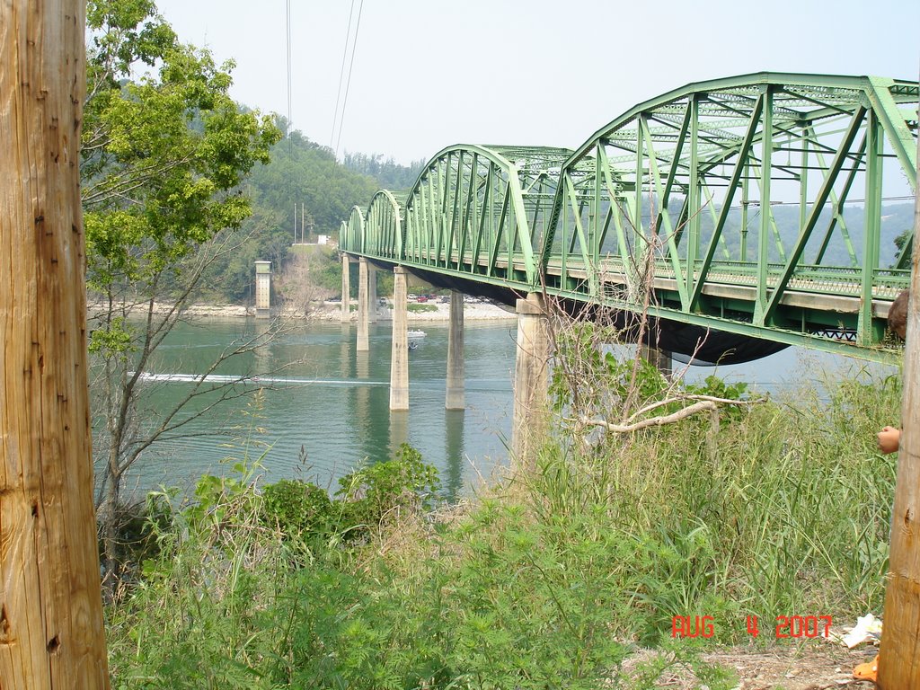 AN OLD METAL BRIDGE IN TENNESSEE