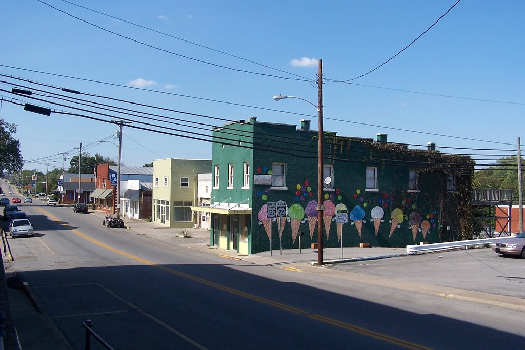 Main Street, Jamestown, Russell County, Kentucky