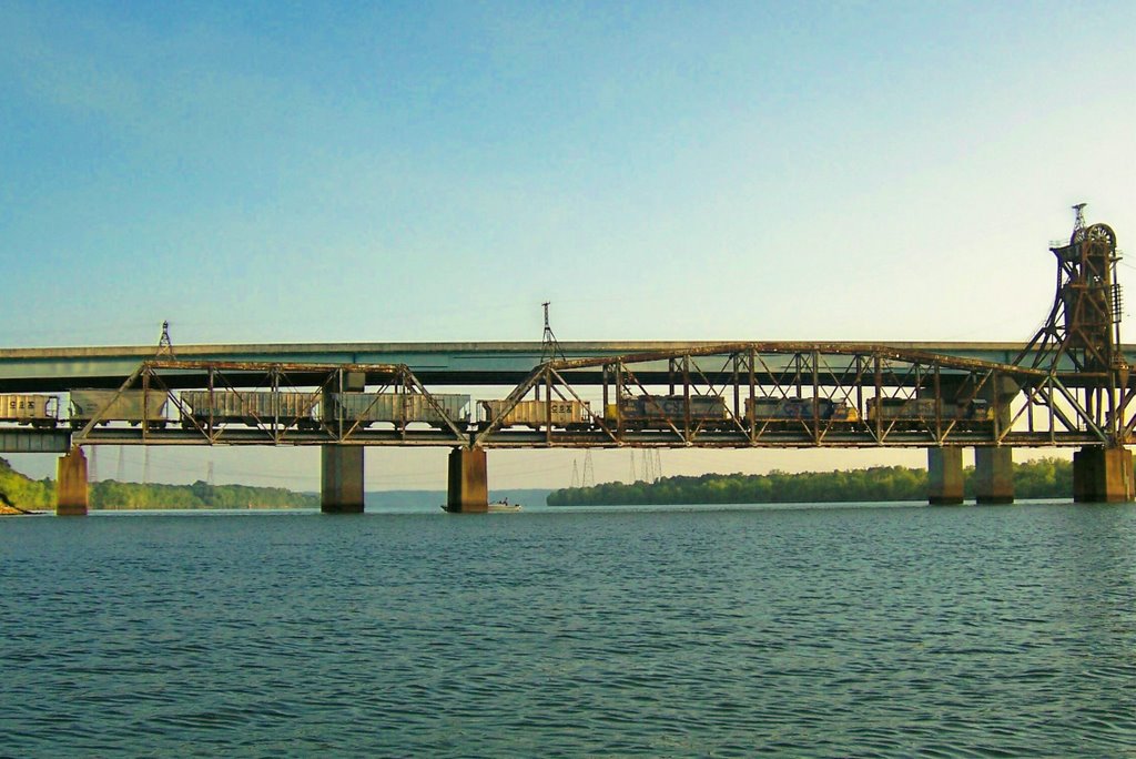Train Crossing the Tennessee River