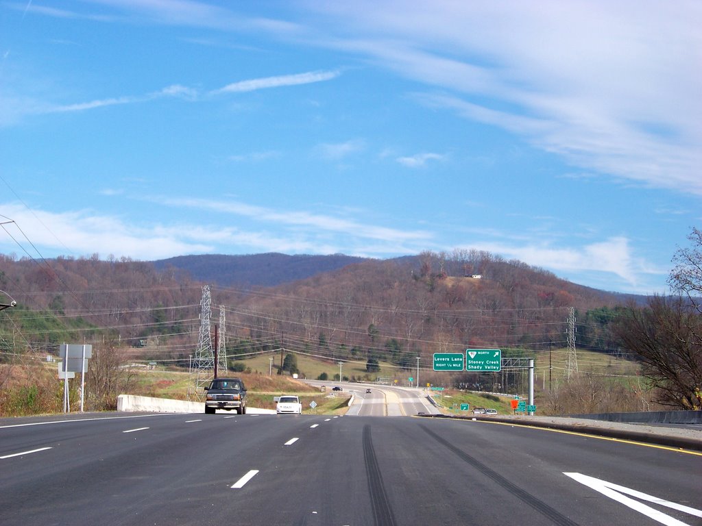 Road north from Elizabethton