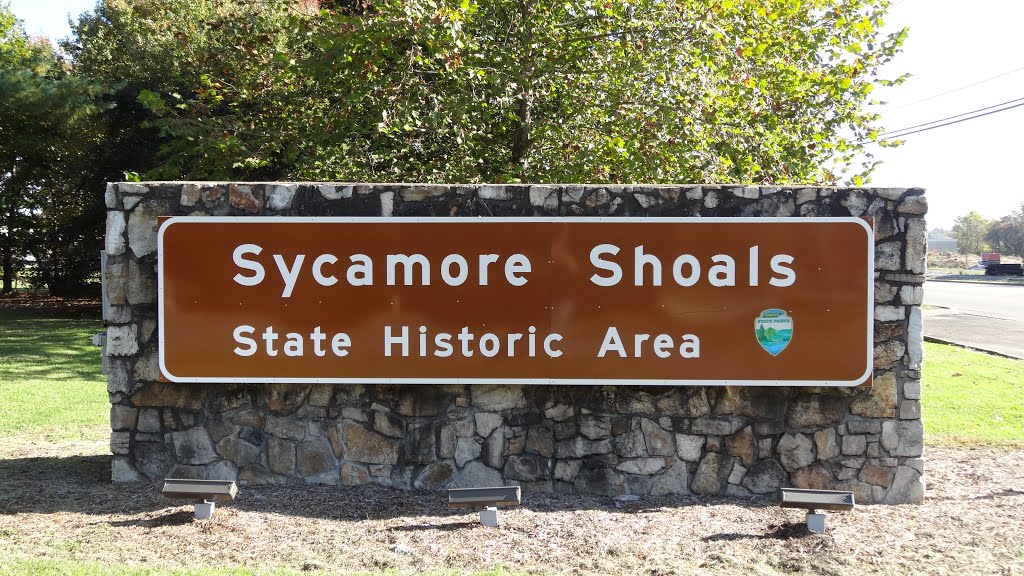 Welcome Sign, Sycamore Shoals State Historic Area, Elizabethton, TN