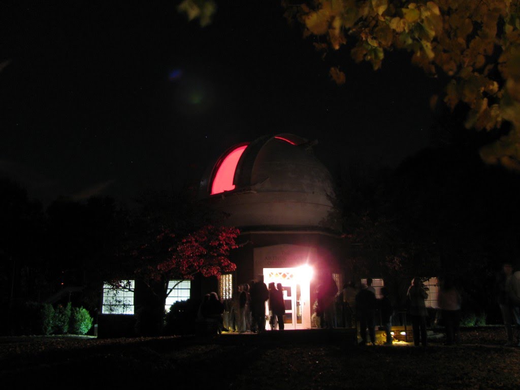 Dyer Observatory at night