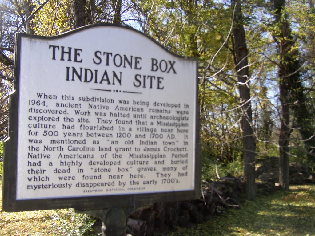 The Stone Box Indian Site
