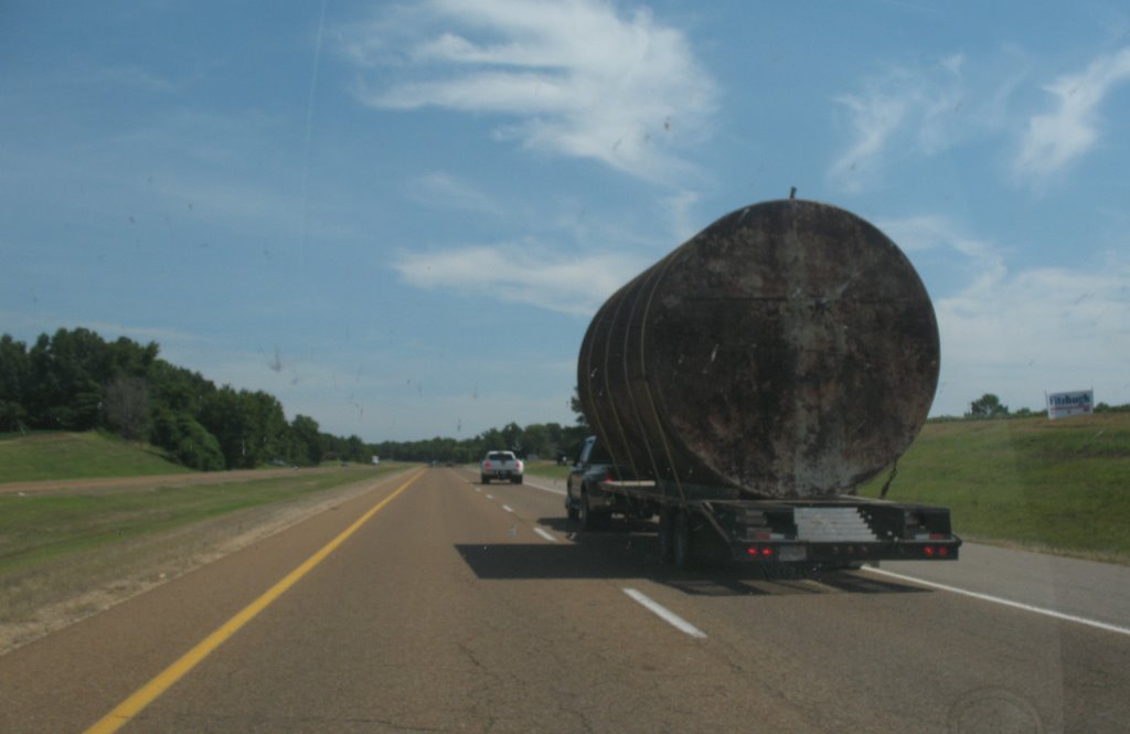 Wide load on 51