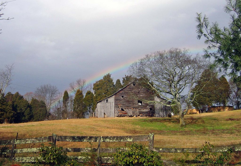 Barn & Rainbow