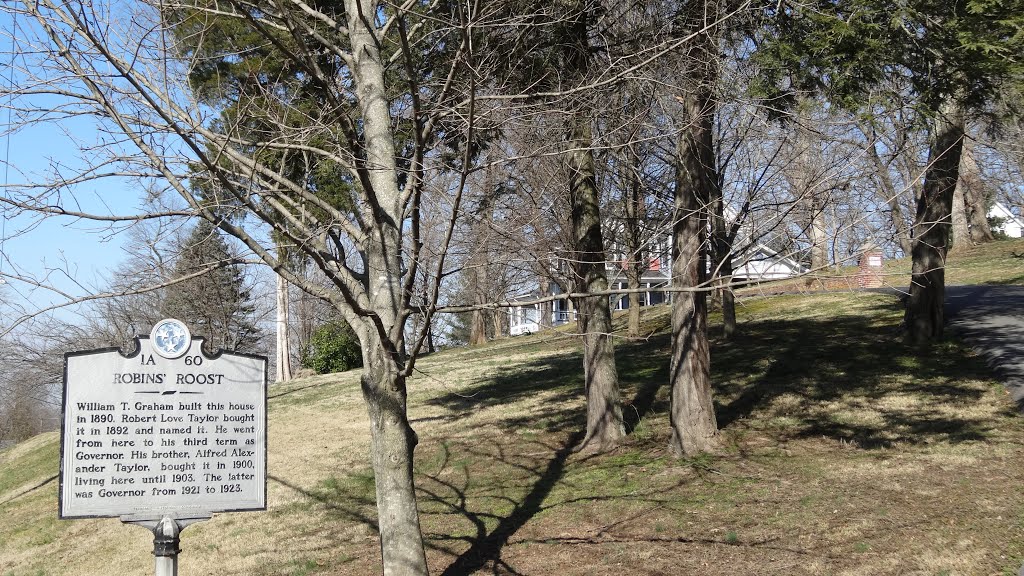Robins Roost Historic Marker, Johnson City, TN