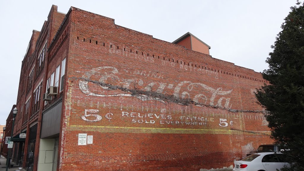 Coca-Cola Advertisement, Downtown Johnson City, TN