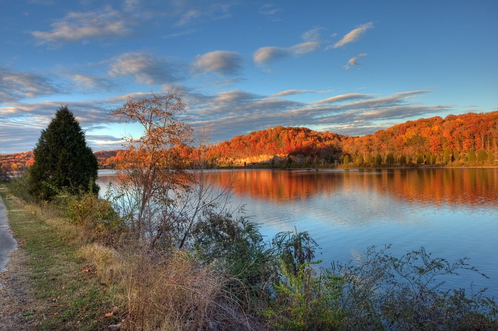 Melton lake at Fall