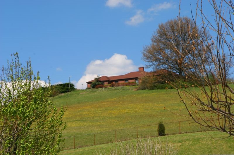 House on Hill at Tennessee State Border