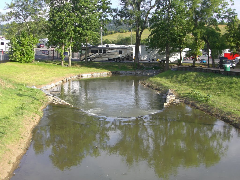 Creek near Bristol Motor Speedway/Dragway