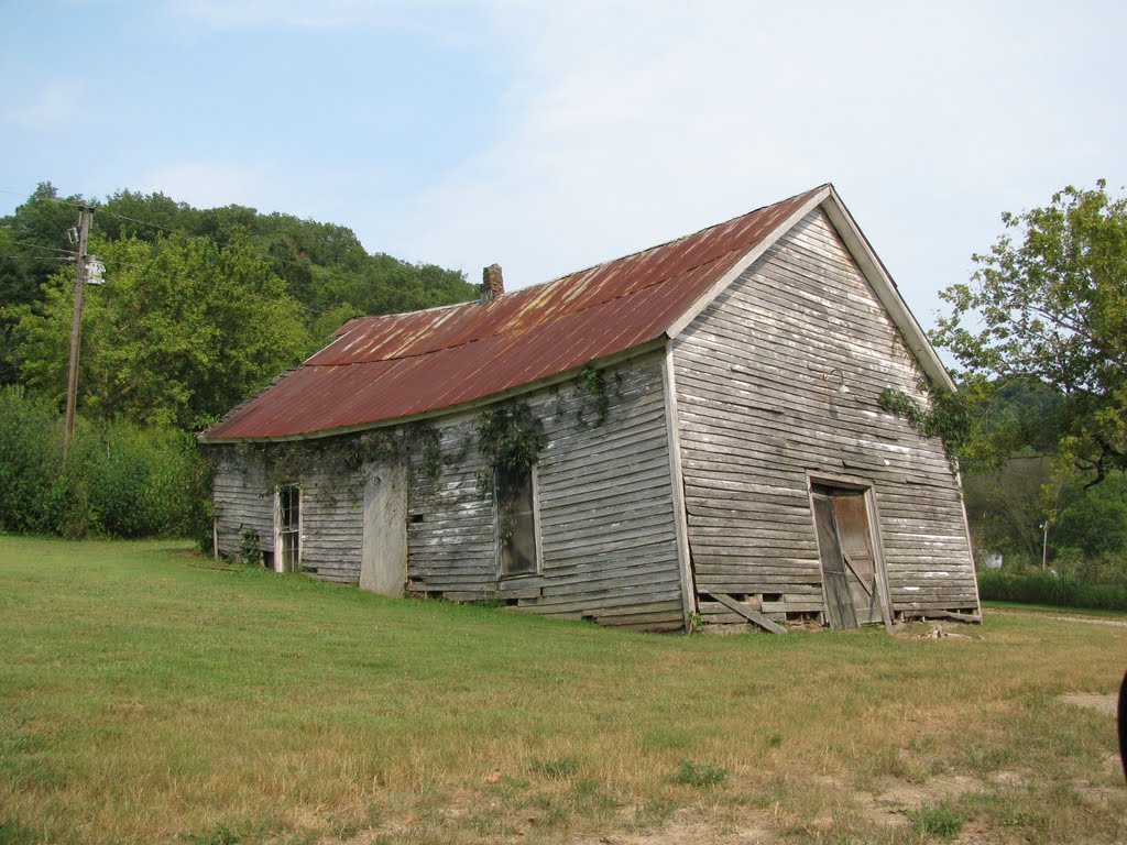 Sinking Old Church Building Fry Branch rd near Stiversville Rd