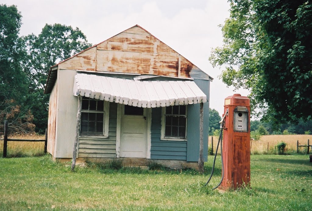 One pump  Gas station