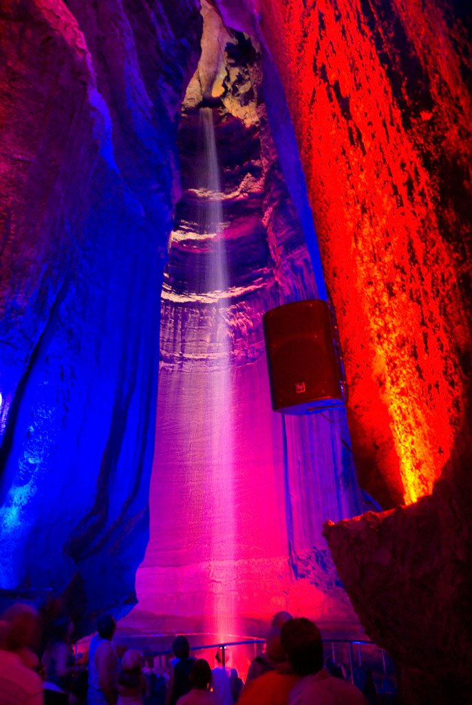 Ruby Falls Cavern