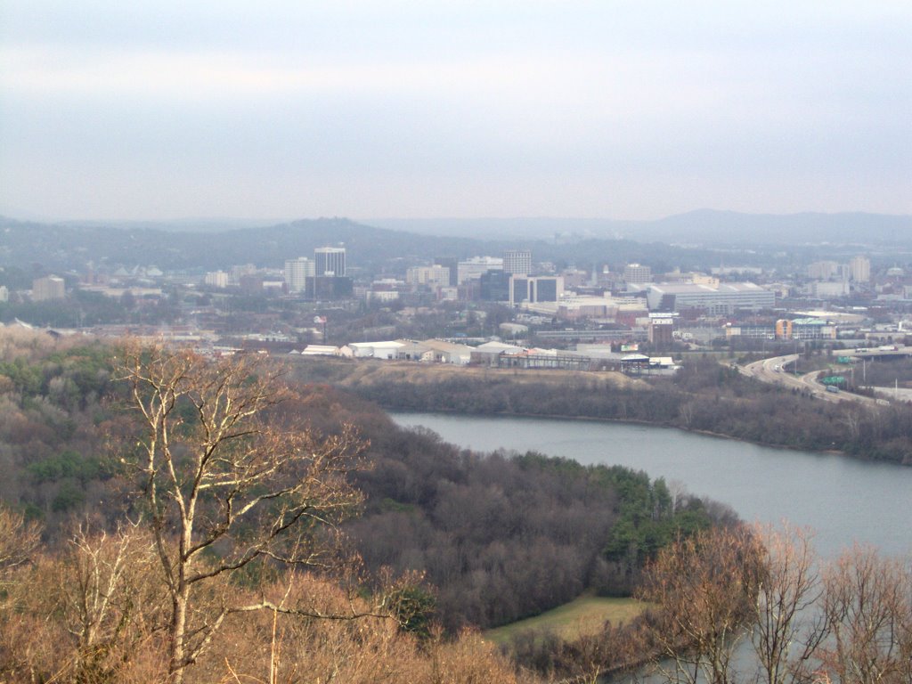 Downtown Chattanooga from Lookout Mountain