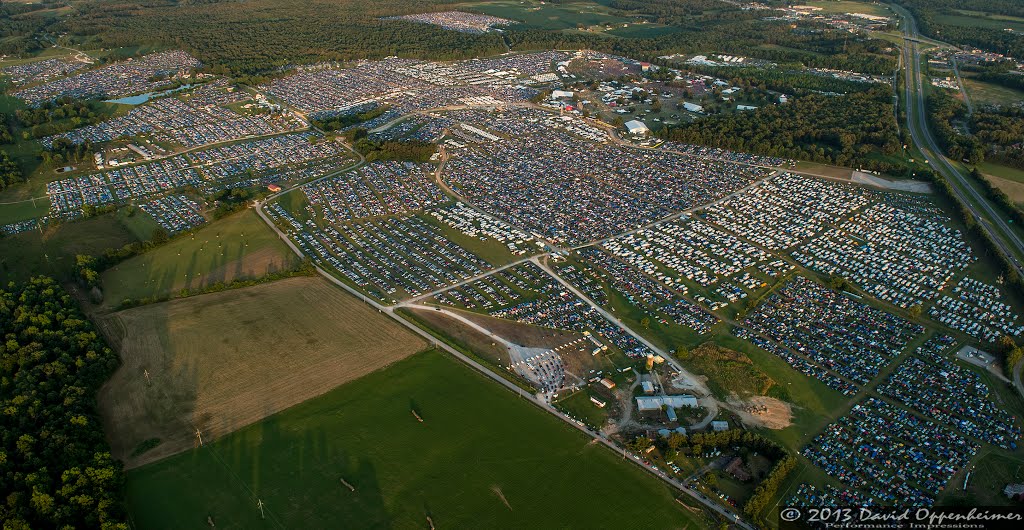 Bonnaroo Music Festival Aerial Photo
