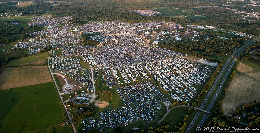 Bonnaroo Music Festival Aerial Photo
