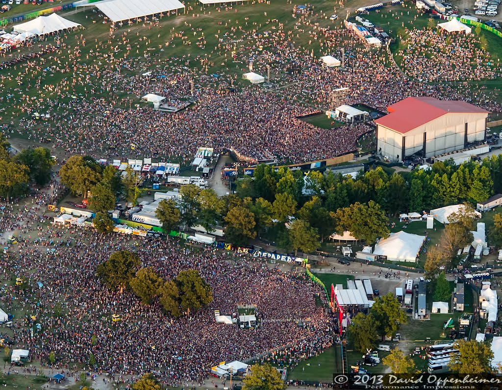 Bonnaroo Music Festival Aerial Photo