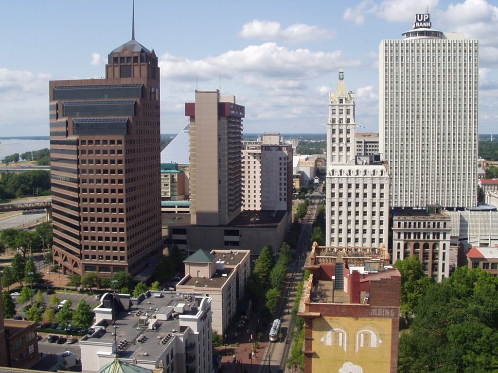 Memphis Main Street Skyline