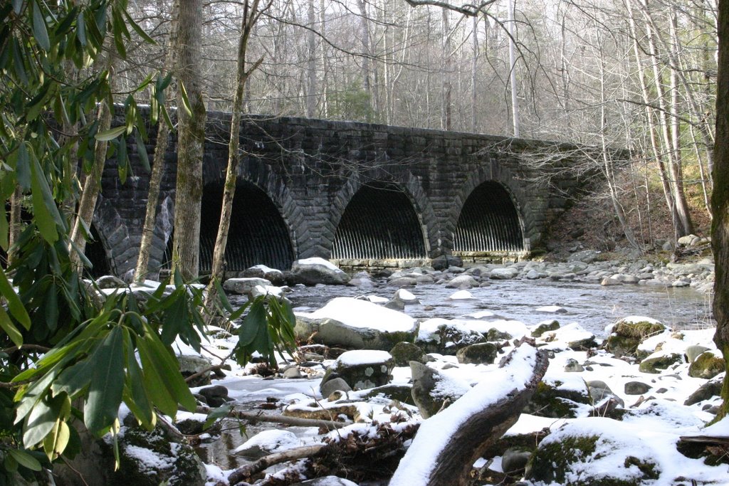 The Elkmont bridge over the Little River Elkmont, TN