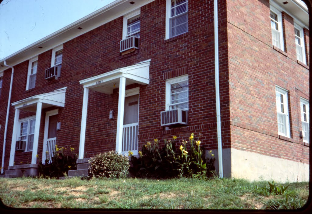 NAS (Naval Air Station) Memphis base housing 1968