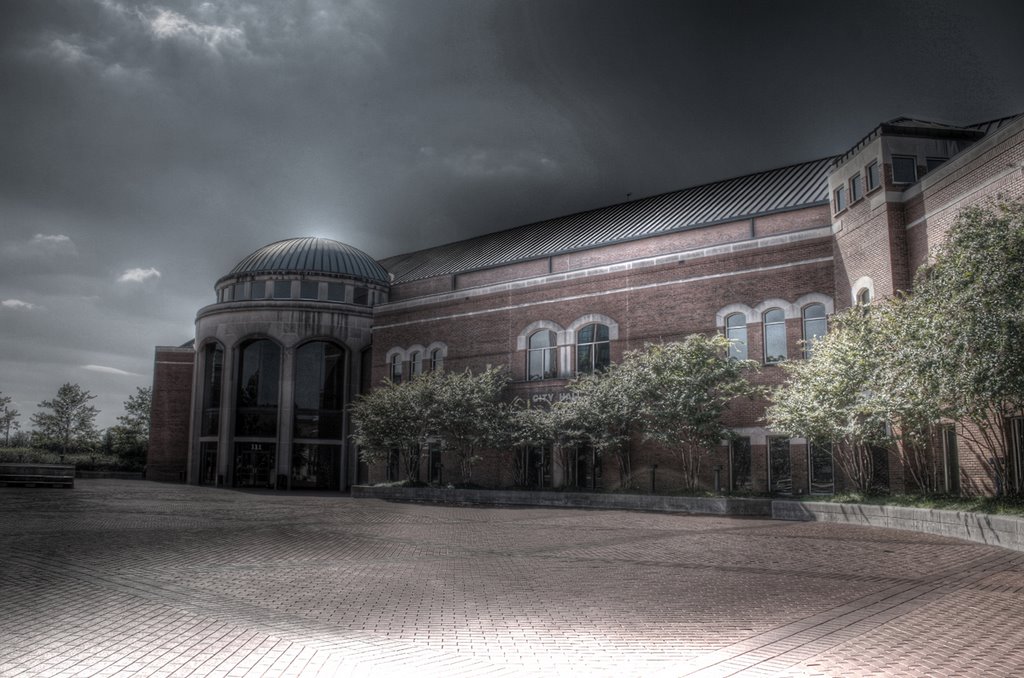 City hall in HDR from the garden area