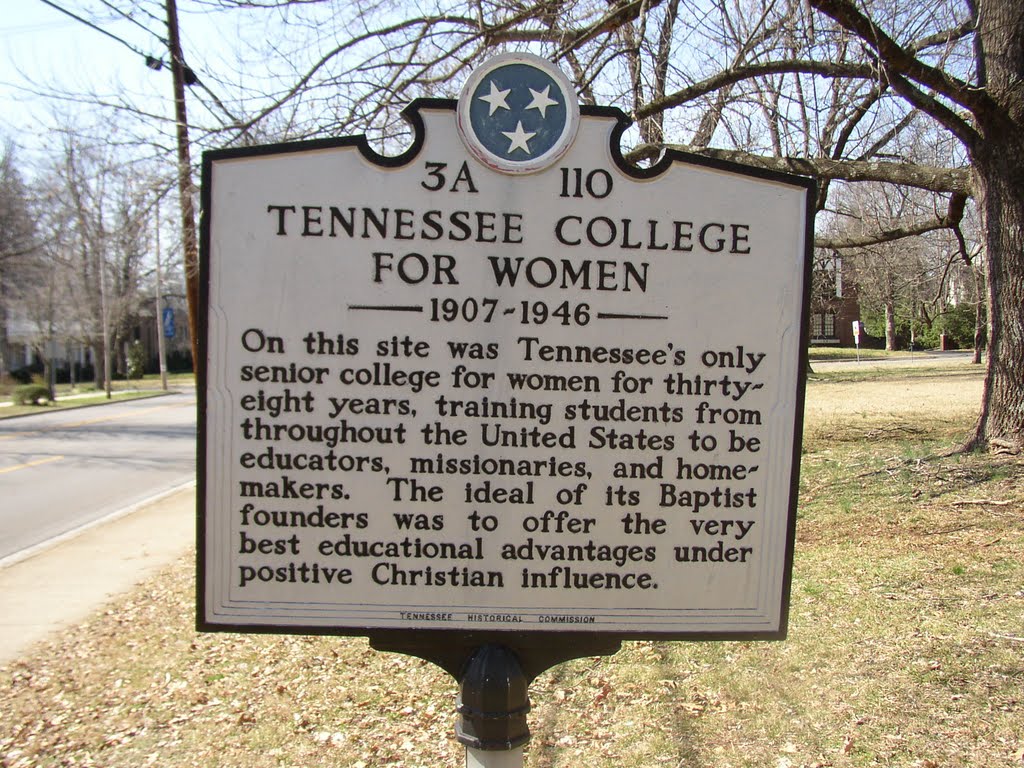 3A 110 TENNESSEE COLLEGE FOR WOMEN
